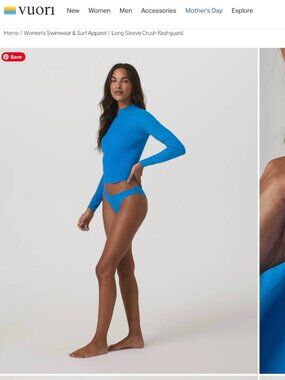 Long Sleeve Crush Rashguard in Regatta Blue